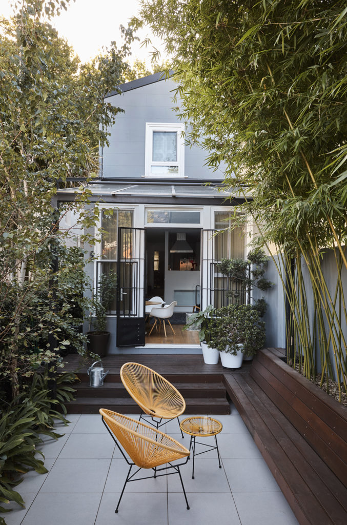 Think Outside Gardens | Backyard feature chairs