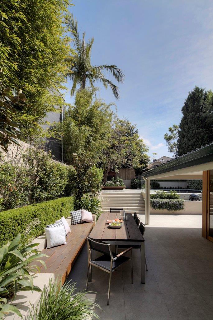 Think Outside Gardens | Dining table in the sun