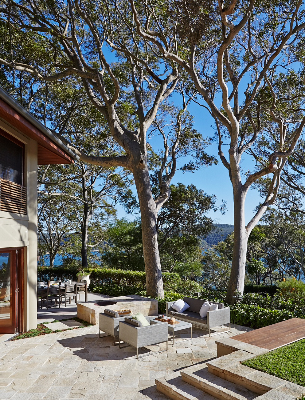 Professional landscape design featuring a beautifully planned garden with considered planting and integrated outdoor living spaces.